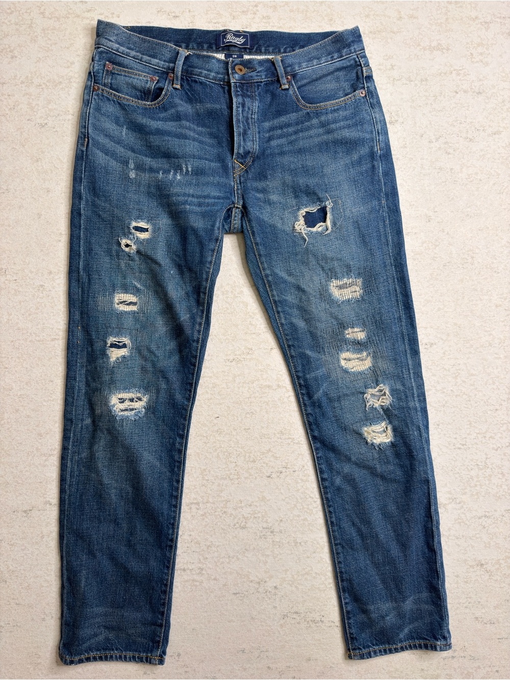 Rugby Ralph Lauren Distressed Slim Boyfriend Denim Size 28